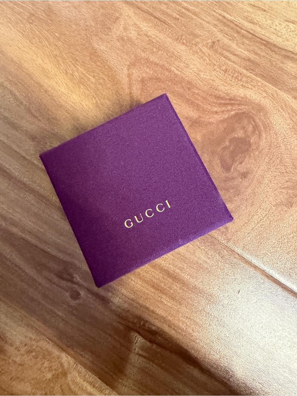 AUTHENTIC Gucci Purple Jewelry Box